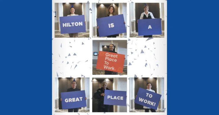 Hilton team member travel
