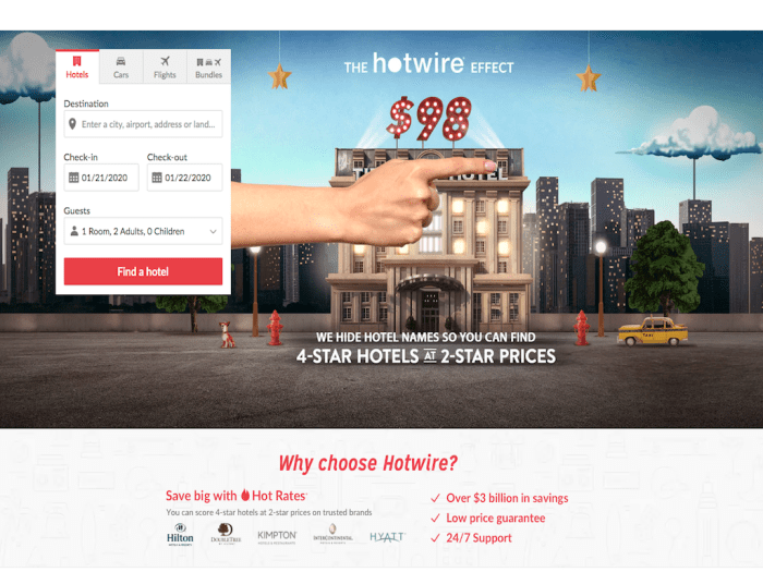 Free hotel booking website